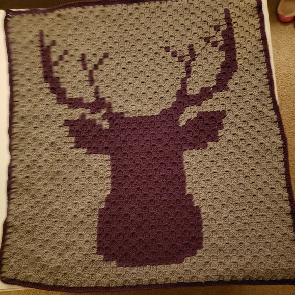 Crochet peppermint swirl blanket - Picture 2 of 11